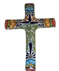 Multicolor Talavera Cross