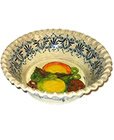 Wavy Rimmed Talavera Bowl