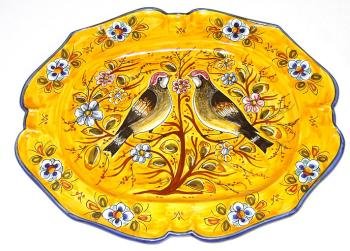 Oval Majolica Platter