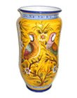 Large Majolica Flower Vase