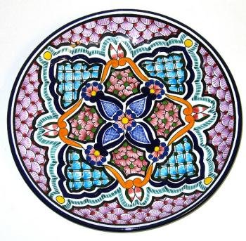 Round Talavera Puebla Plate