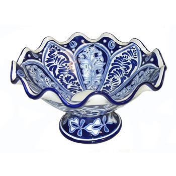 Blue Footed Talavera Bowl