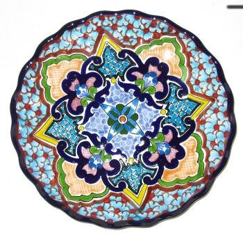 Round Leal Talavera Plate