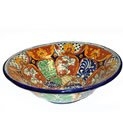 Large Multicolored Talavera Bowl