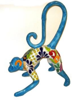 Mexican Talavera Monkey