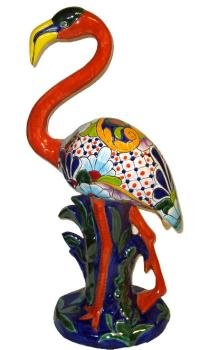 Colorful Talavera Flamingo