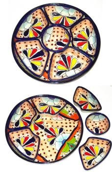 Chip and Dip Talavera Platter