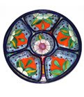 Colorful Chip and Dip Talavera Platter
