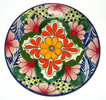 Venegas Round Talavera Plate