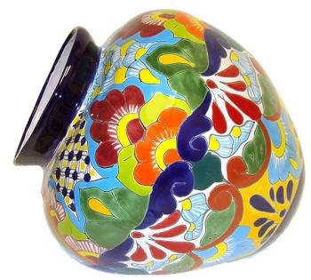 Leaning Talavera Flowerpot