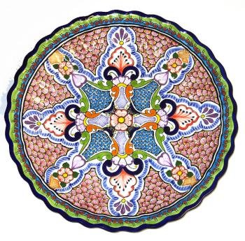 Round Puebla Talavera Platter