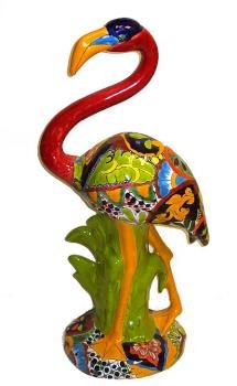 Colorful Talavera Flamingo