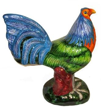 Mexican Talavera Rooster