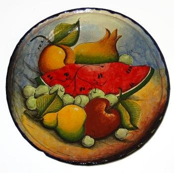 Round Majolica Platter