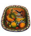 Oval Majolica Bowl