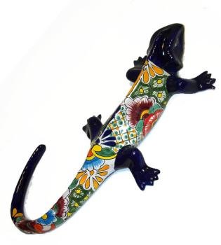 Mexican Talavera Iguana