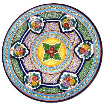 Mexican Round Talavera Plate
