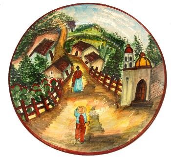 Round Majolica Platter