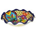 Wavy Round Talavera Bowl