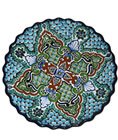 Wavy Edged Talavera Plate