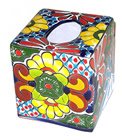 Talavera Tissue Box Cover