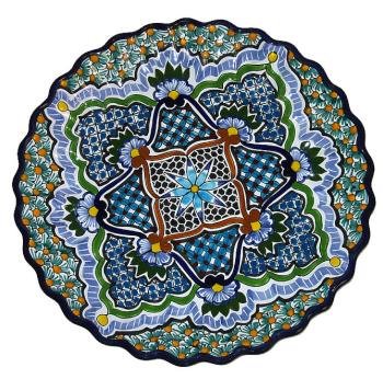 Mexican Round Talavera Plate