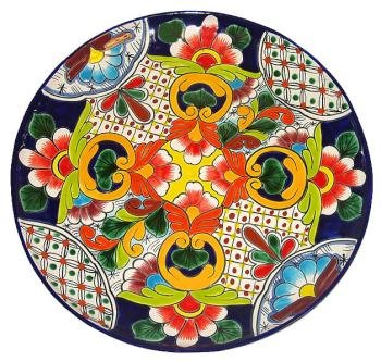 Mexican Round Talavera Platter
