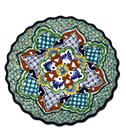 Round Curly Talavera Plate