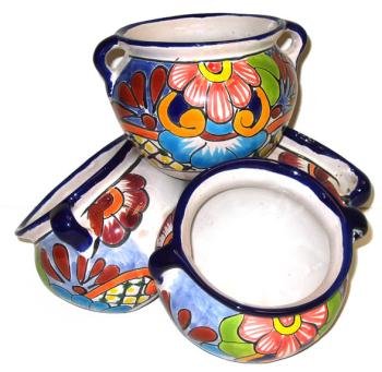 Talavera Flowerpot Set