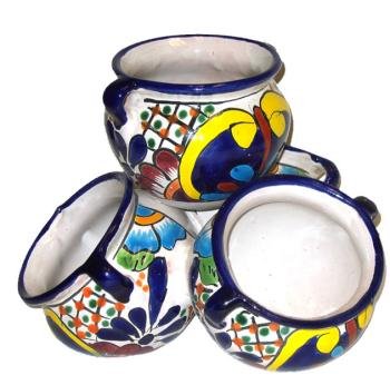Talavera Flowerpot Set