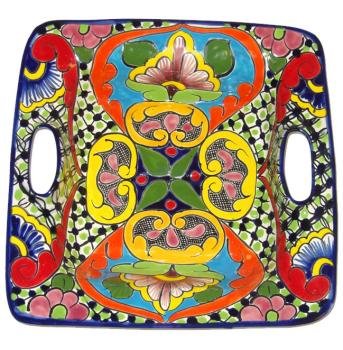 Square Platter with Handles