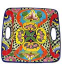 Square Platter with Handles
