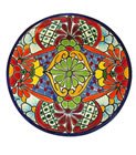 Colorful Talavera Plate