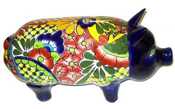 Colorful Talavera Pig