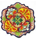 Colorful Hexagonal Talavera Plate