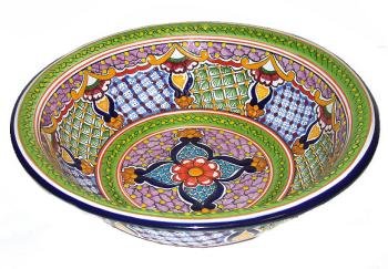 Puebla Round Talavera Bowl