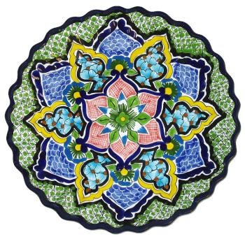 Wavy Talavera Plate
