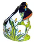 Talavera Frog Planter