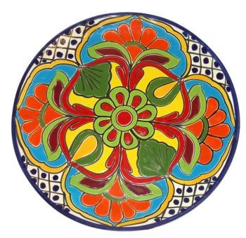 Colorful Vengas Talavera Plate