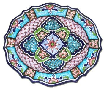 Talavera Leal Oval Plate