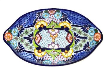 Mexican Talavera Oval Platter