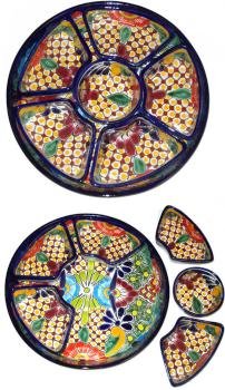 Chip and Dip Talavera Platter