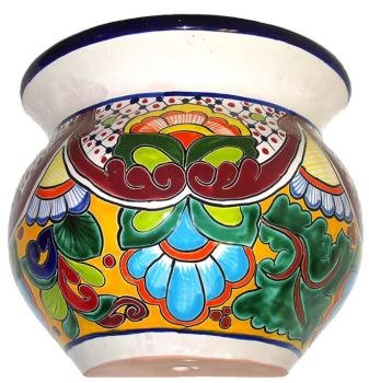 Semicircular Talavera Wall Planter