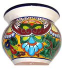 Semicircular Talavera Wall Planter