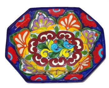 Octagonal Talavera Platter
