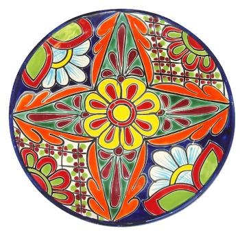 Colorful Talavera Plate