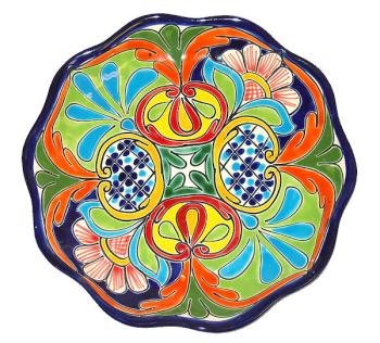 Wavy Talavera Plate
