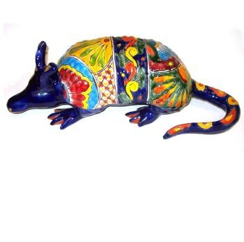 Multicolored Talavera Armadillo