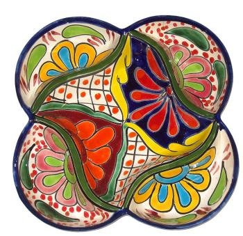 Colorful Talavera Snacks Platter