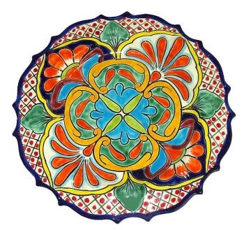 Mexican Round Talavera Platter